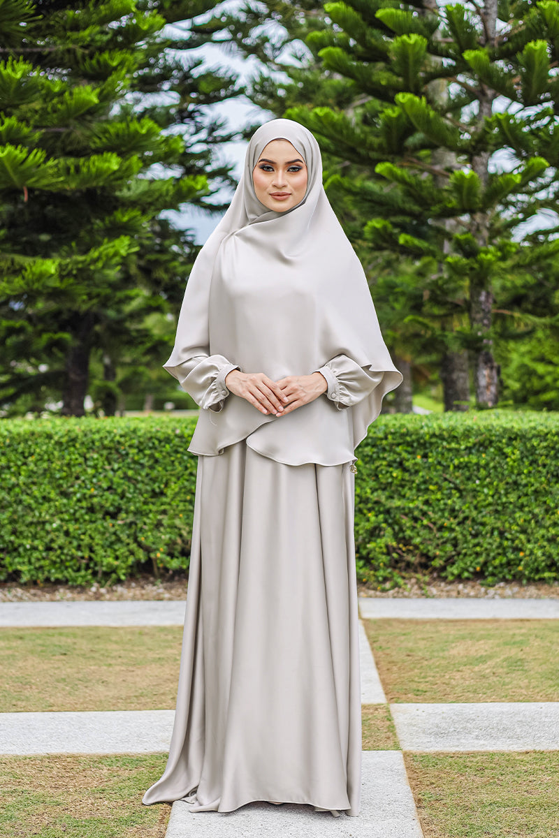 ABAAYA KHADEEJA 06 - Sharkey Grey