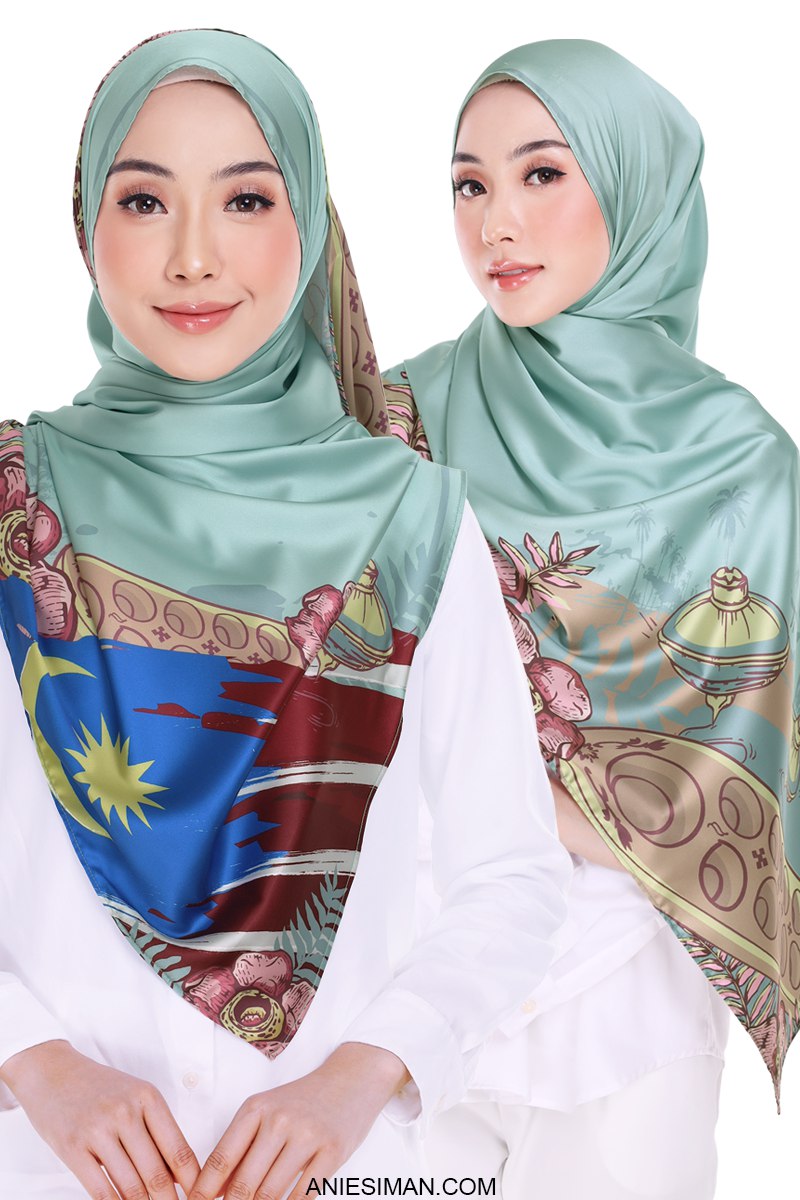 MERDEKA 15 - Turquoise (Shawl)