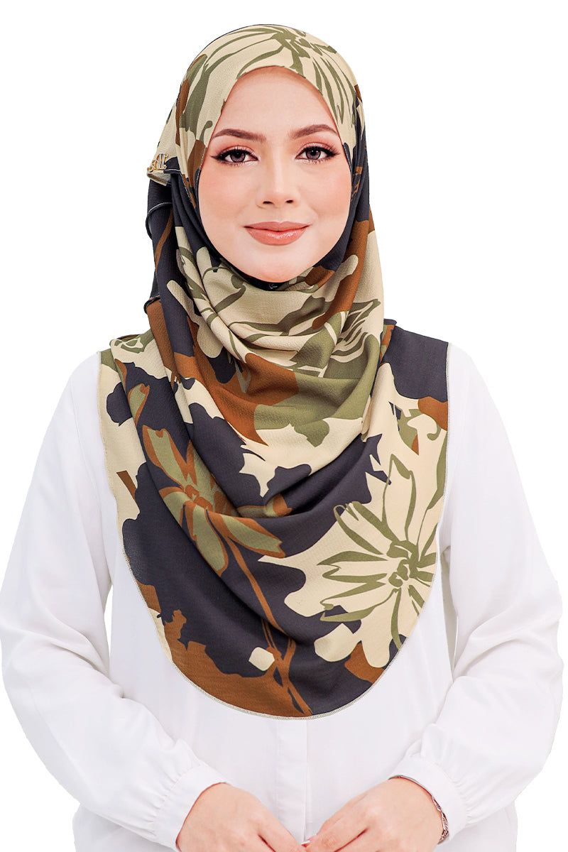 AMANI PRINTED 18 - Brown Khaki