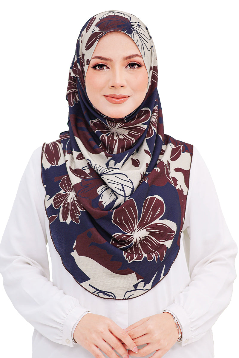 AMANI PRINTED 23 - Blue Plum