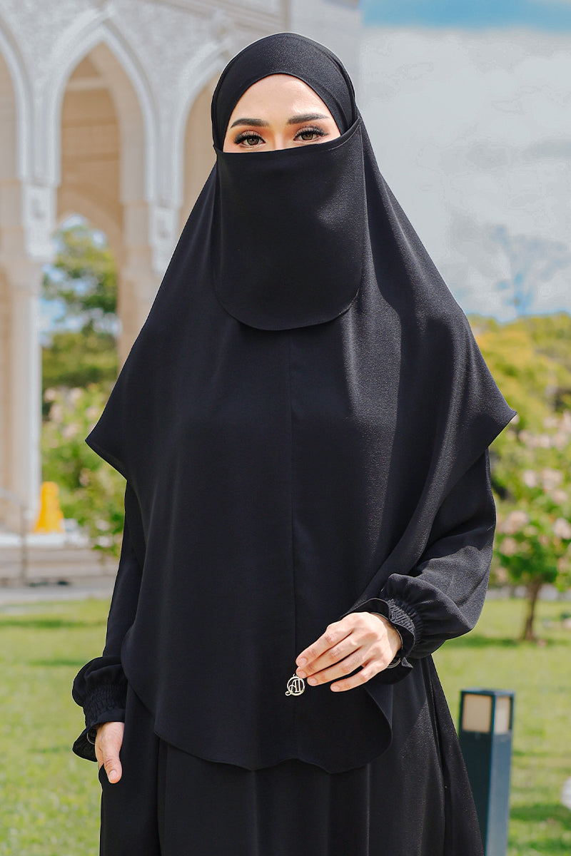 KHIMAR BALQEES 01 - Black