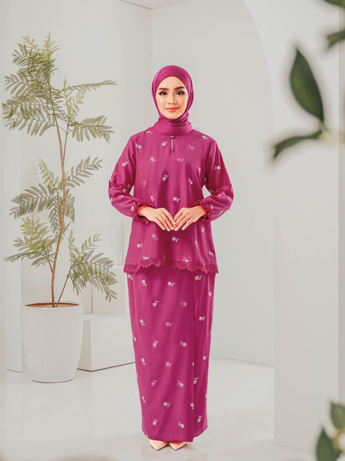 KAPAS AKASIA 03 - Fuchsia Pink