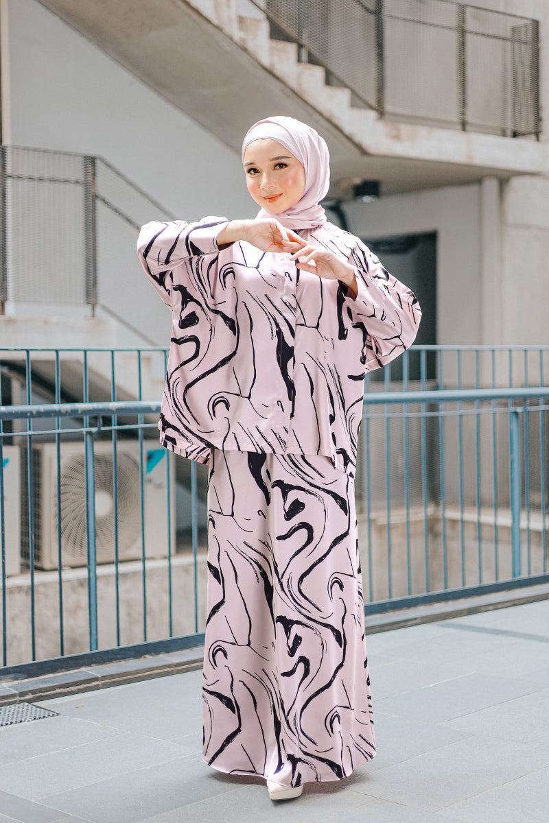 DAILY KURUNG ANGGUN 04 - Pastel Pink