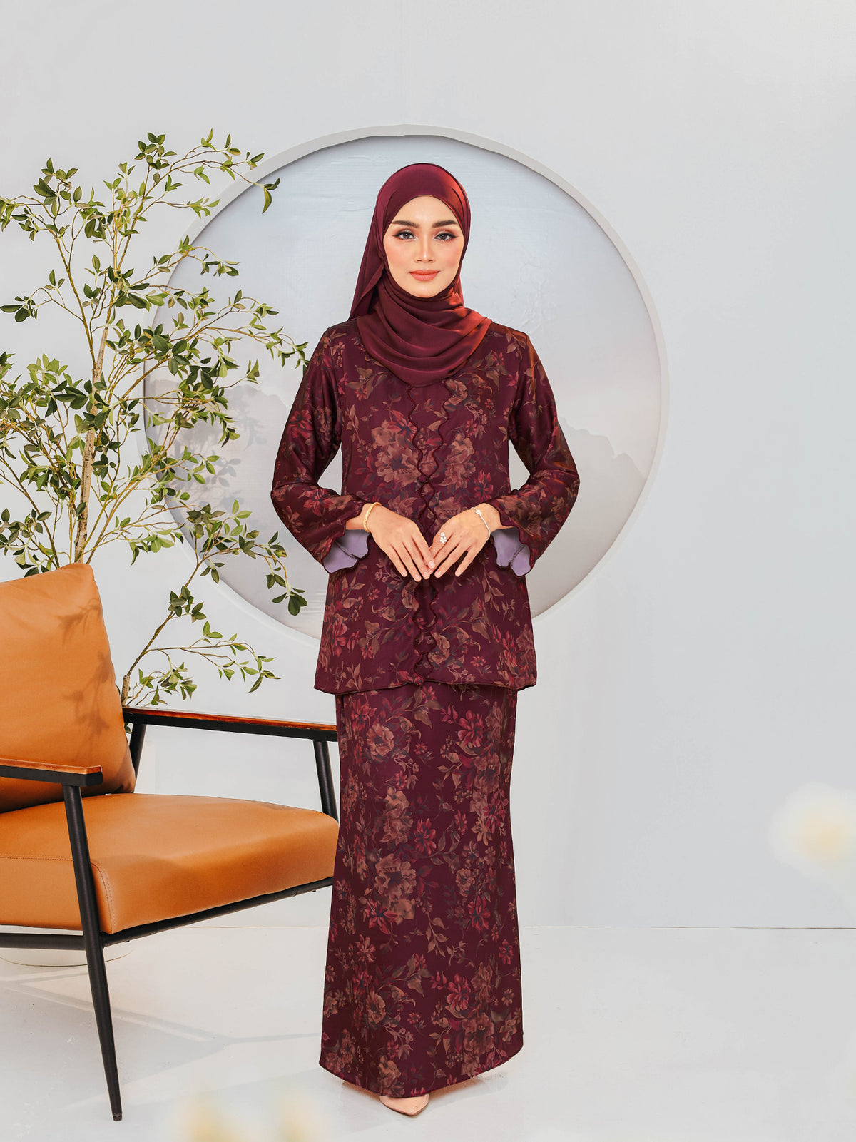 KASEH ATMA 01 - Burgundy