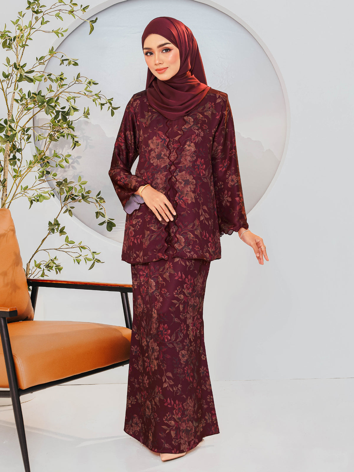 KASEH ATMA 01 - Burgundy