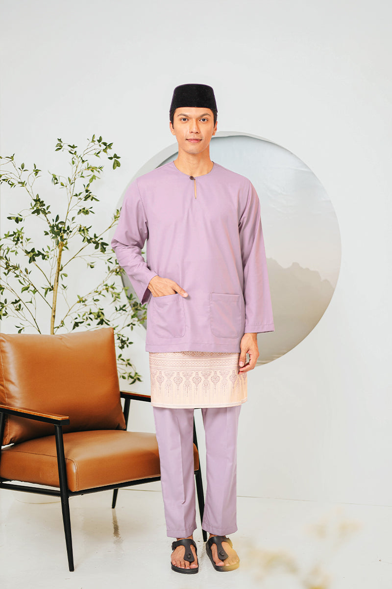 BAJU MELAYU BUDI 09 - Berry Pink
