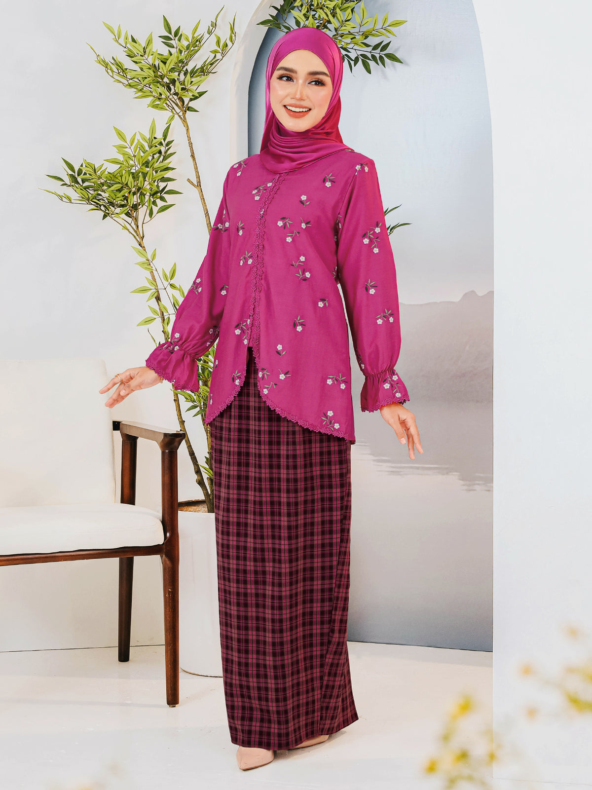 KAPAS DAHLIA 04 - Fuchsia Pink