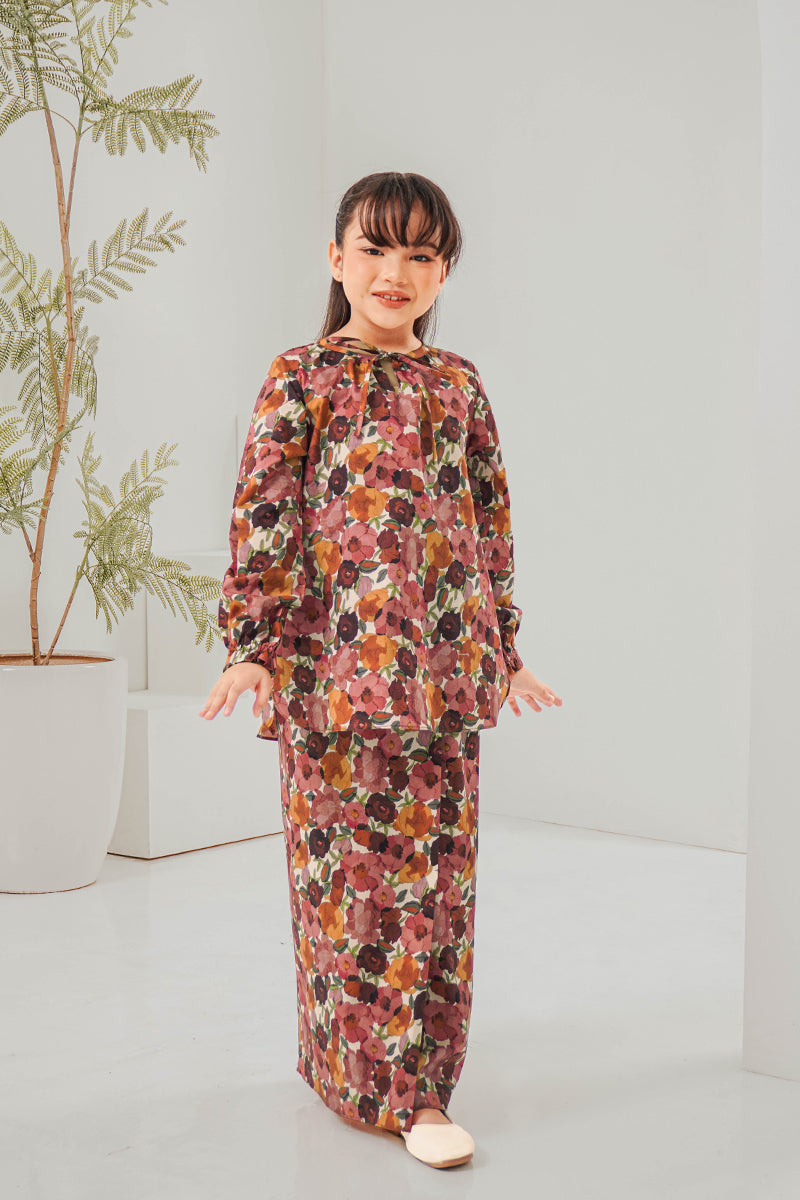 [PRE-ORDER] KAPAS DIAN 01 KIDS - Brown Red