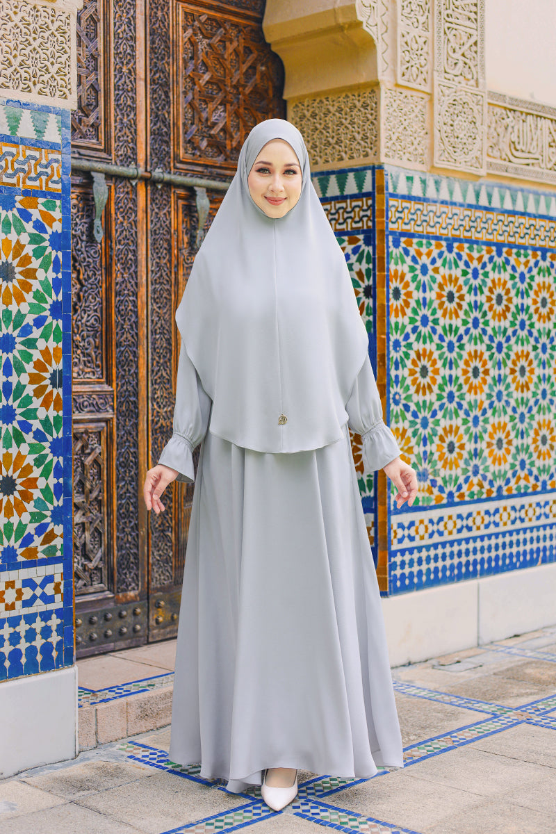 ABAAYA FATEEMA 07 - Mist Grey