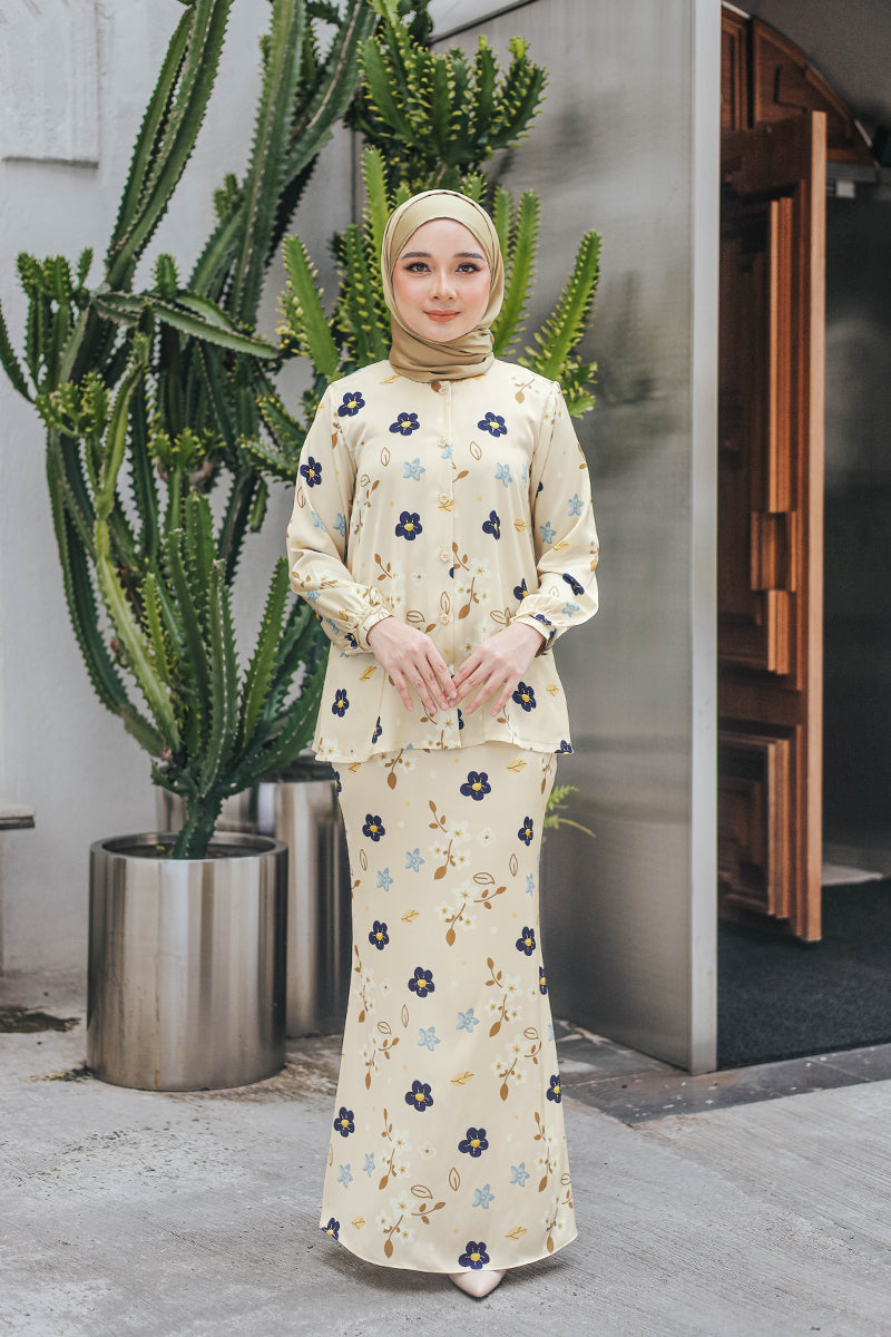 DAILY KURUNG FELORA 02 - Sand Beige