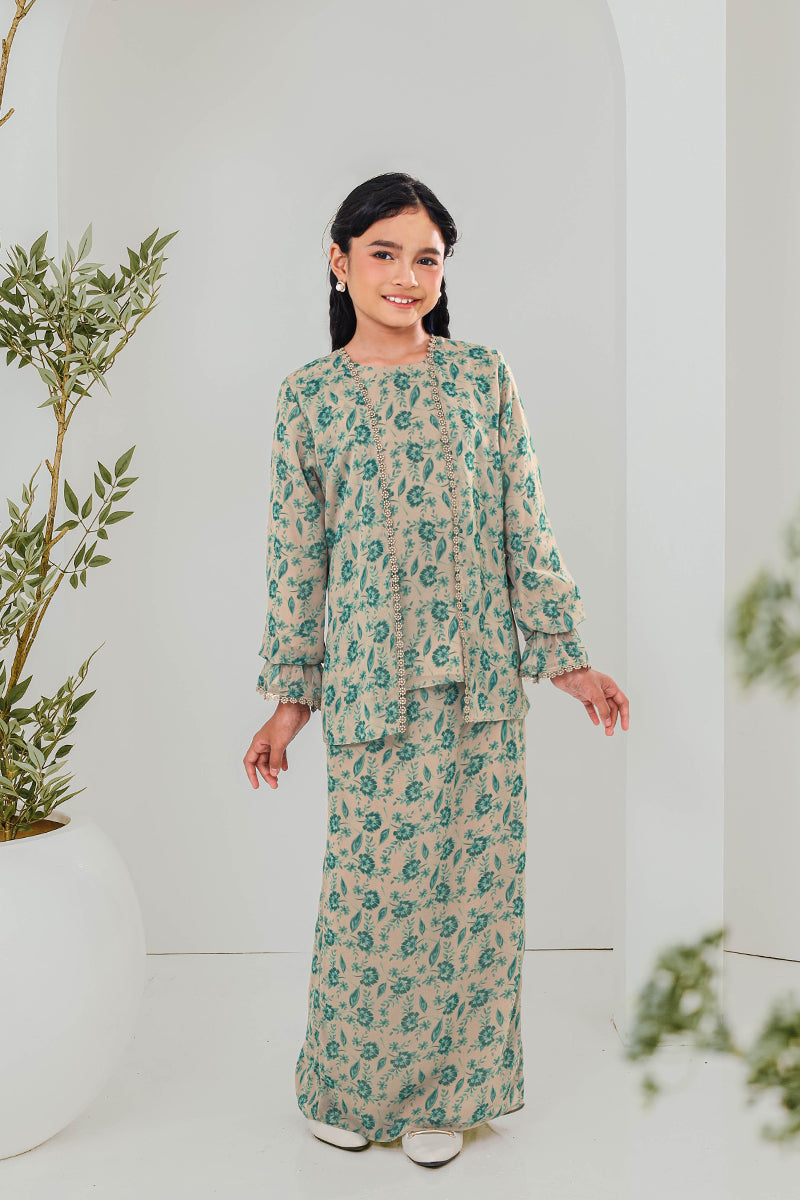 [PRE-ORDER] MANES JELITA 01 KIDS - Taupe Teal Green