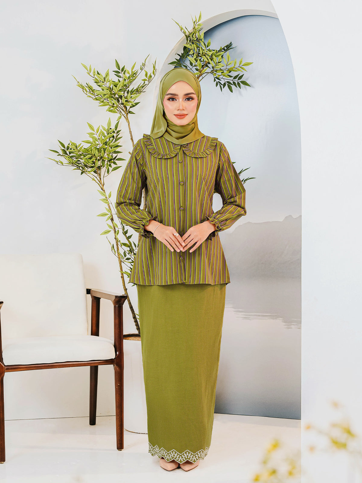 KAPAS KEMBOJA 04 - Olive Green