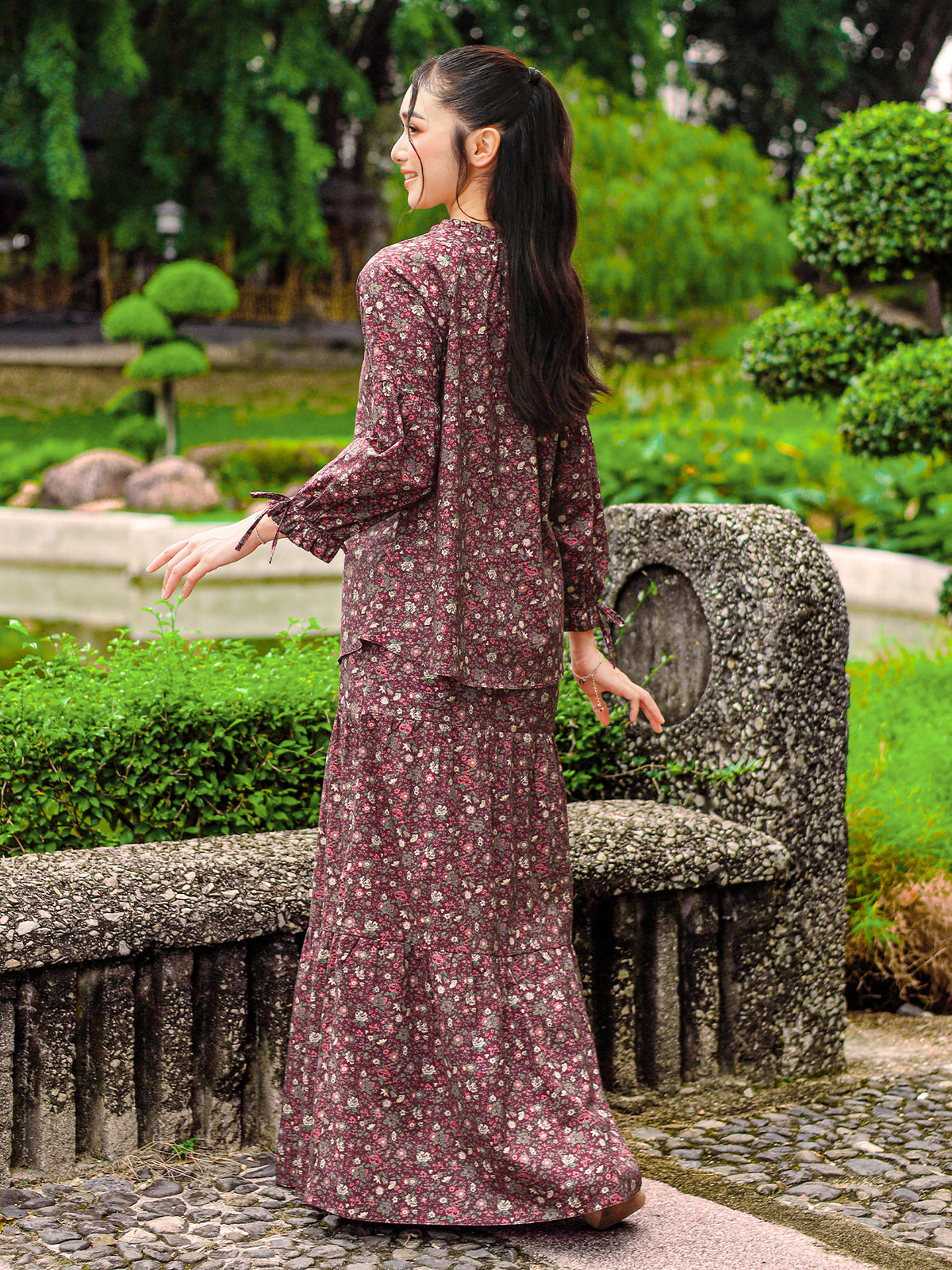 KAPAS NELLY 02 - Dark Maroon