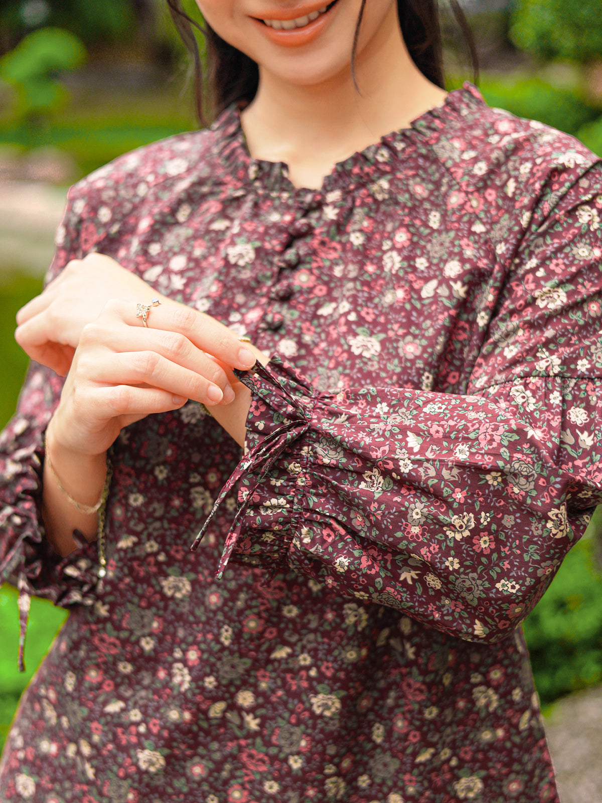 KAPAS NELLY 02 - Dark Maroon