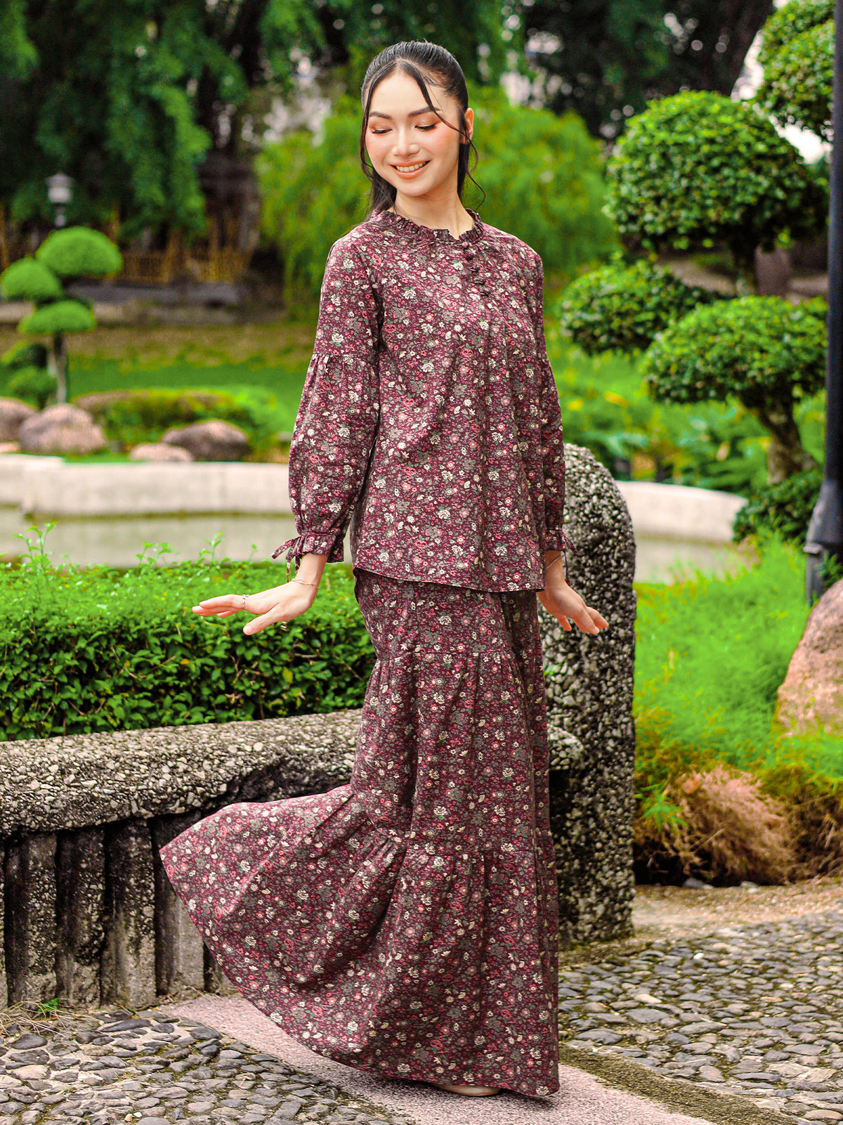 KAPAS NELLY 02 - Dark Maroon