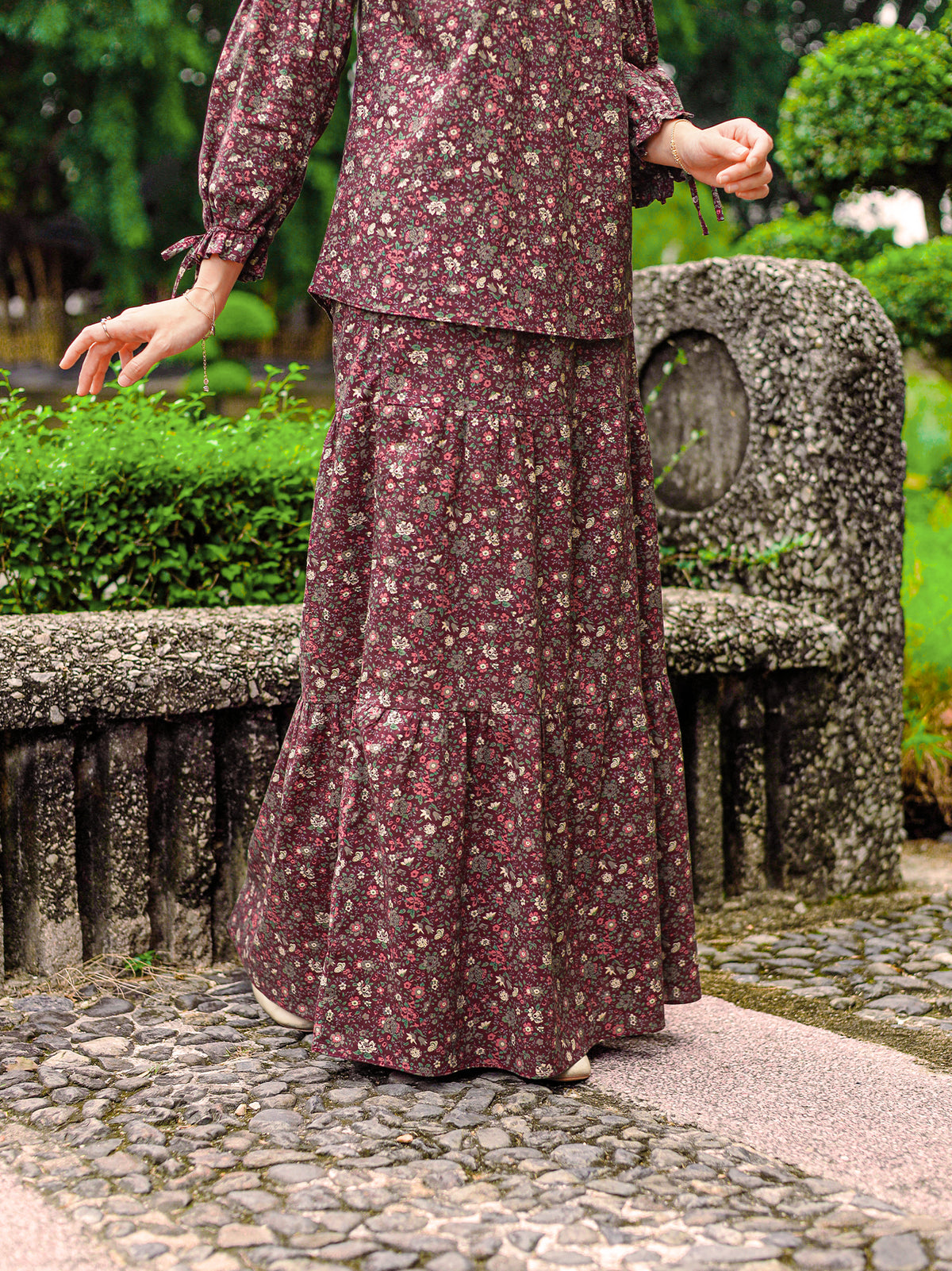 KAPAS NELLY 02 - Dark Maroon