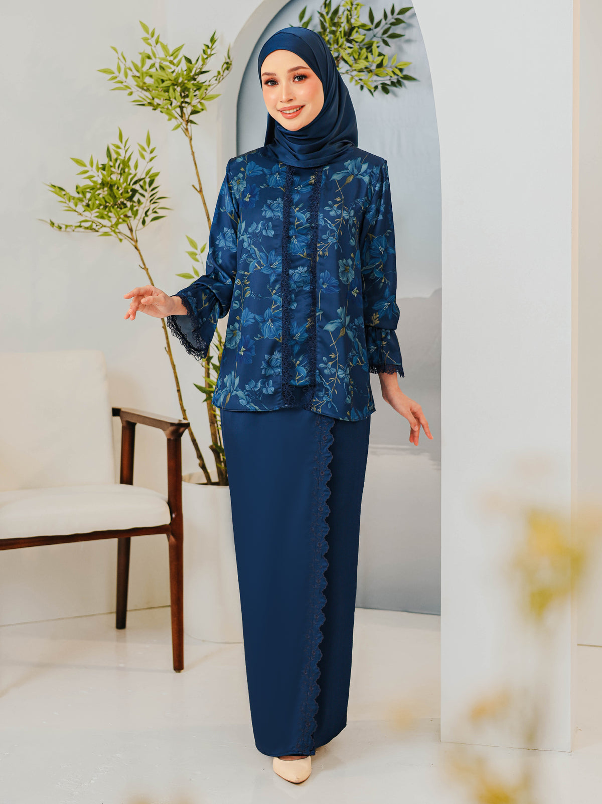 KASEH NILAM 01 - Teal Blue