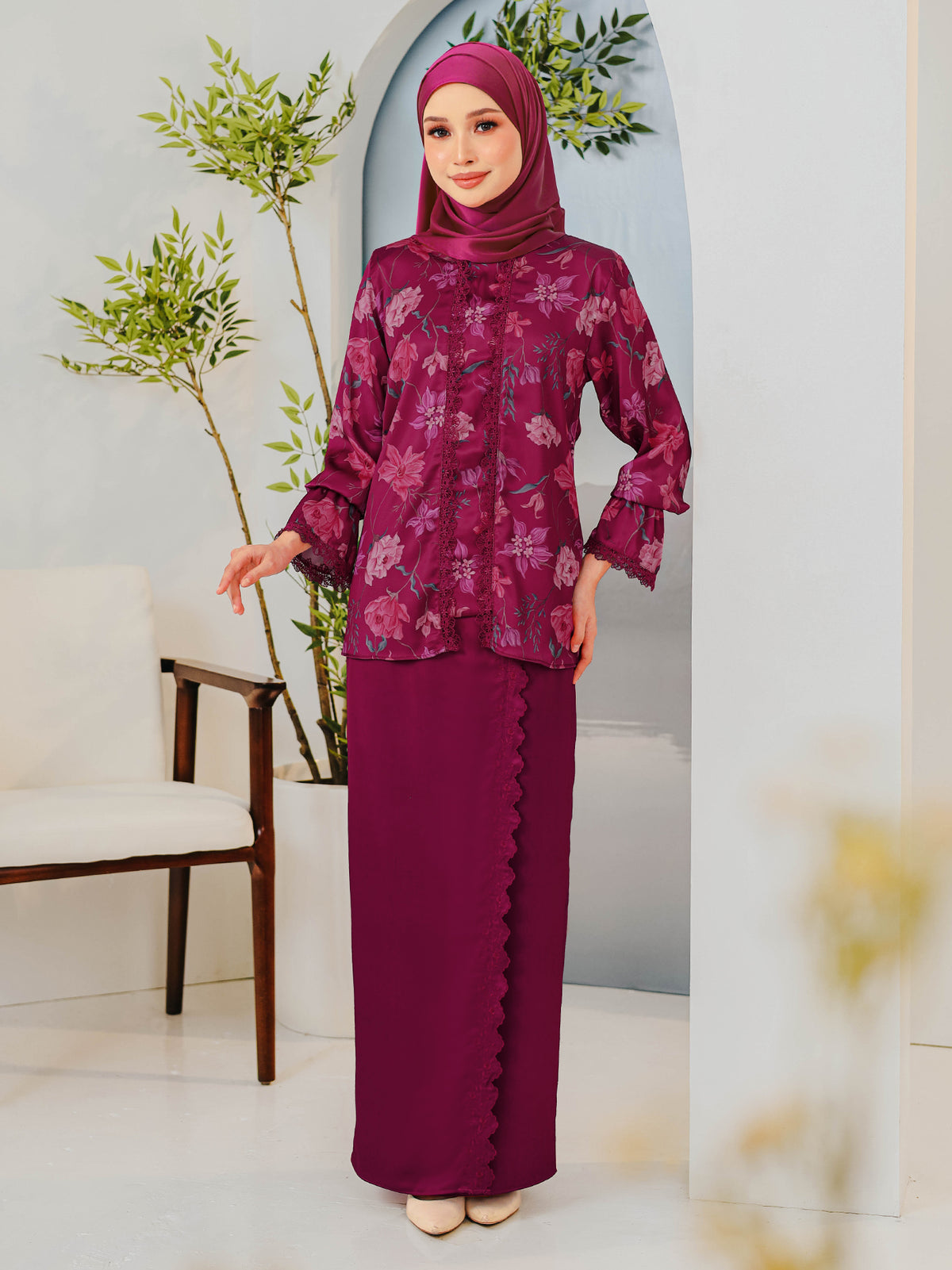 KASEH NILAM 03 - Berry Pink