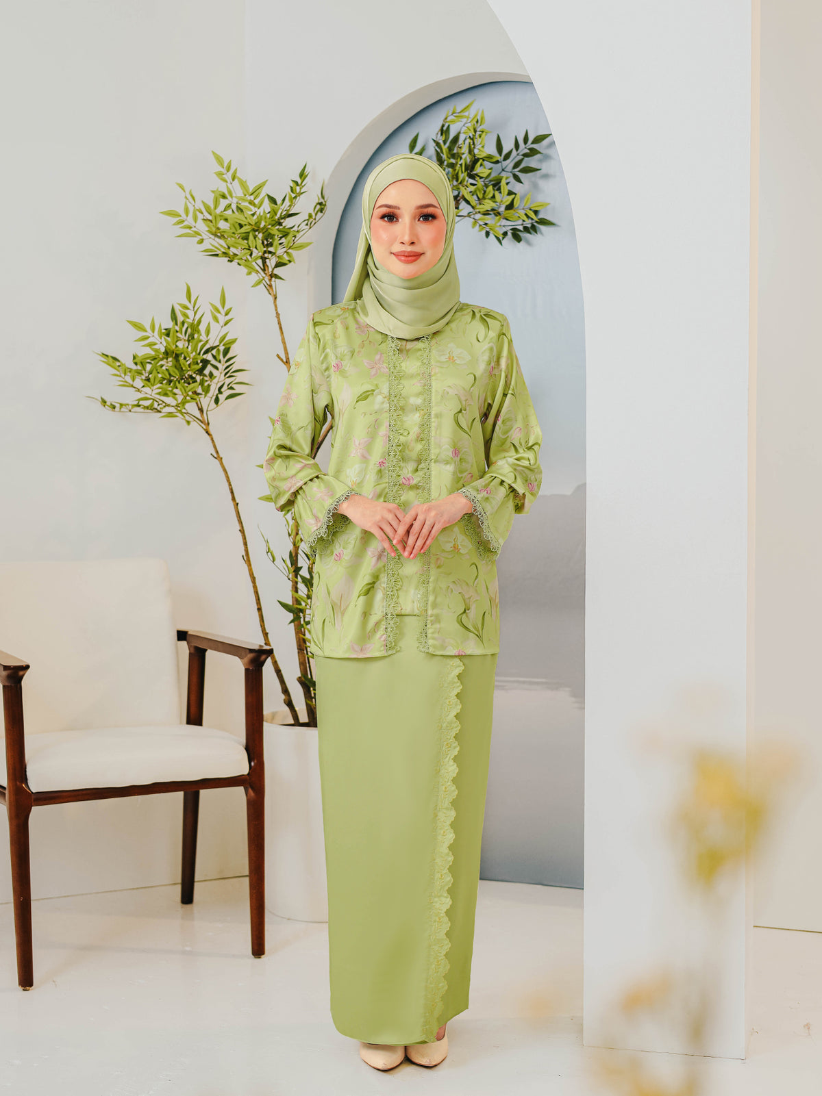 KASEH NILAM 04 - Lime Green