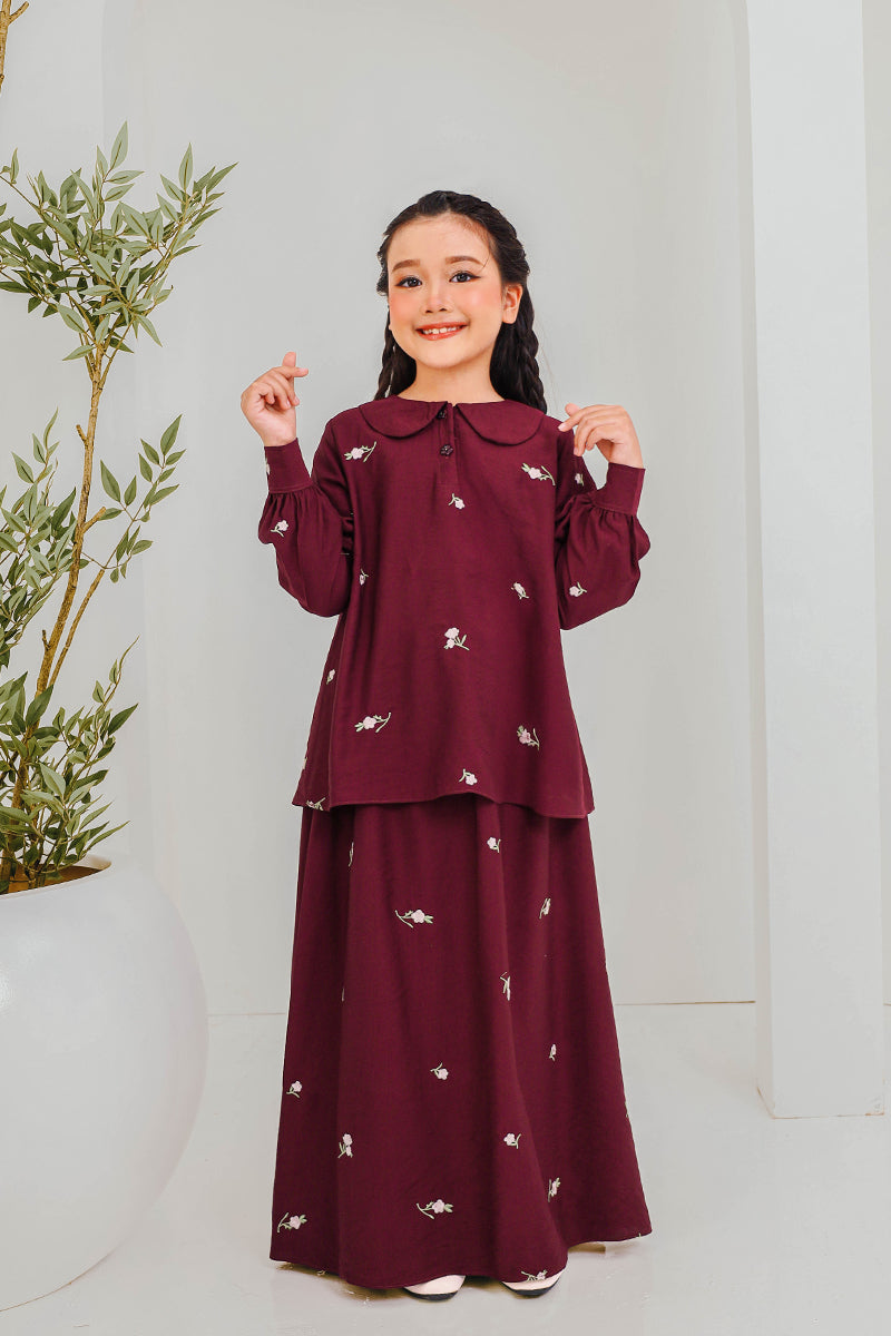 KAPAS RAESA 02 KIDS - Burgundy