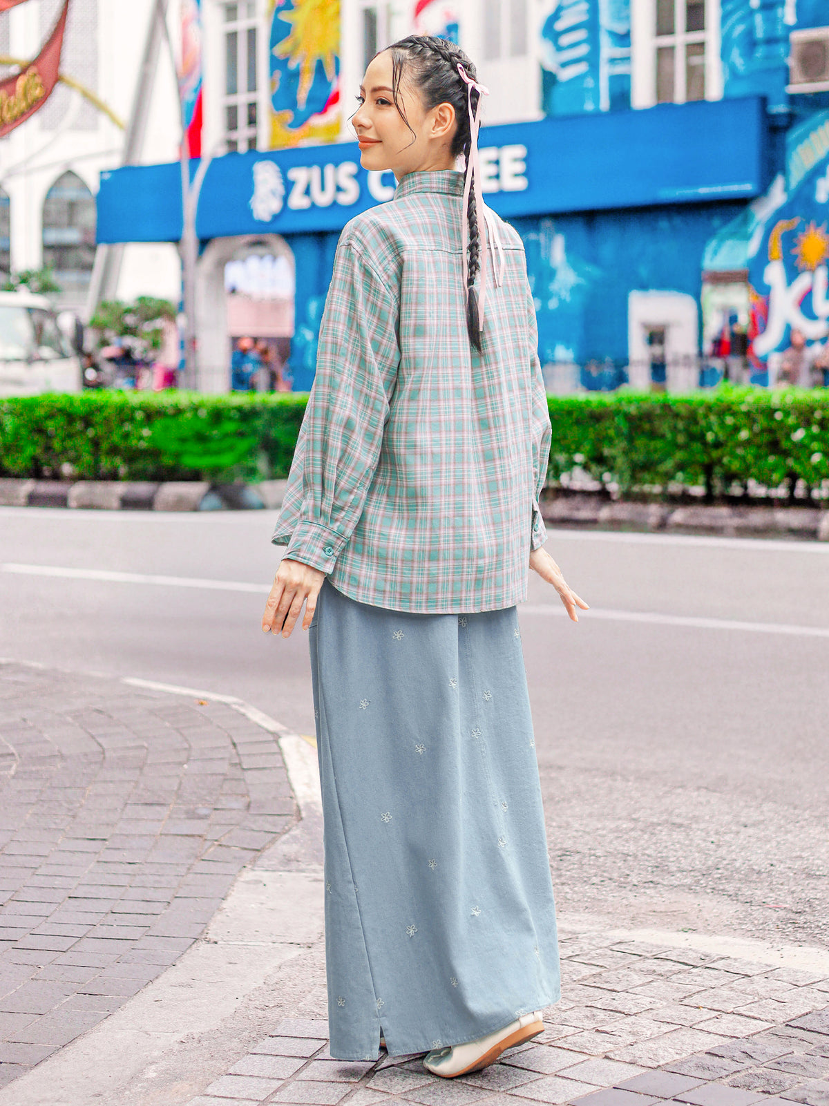 KAPAS YUNA 02 - Turquoise Blue