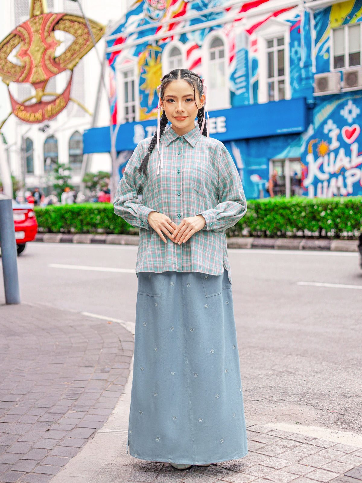 KAPAS YUNA 02 - Turquoise Blue