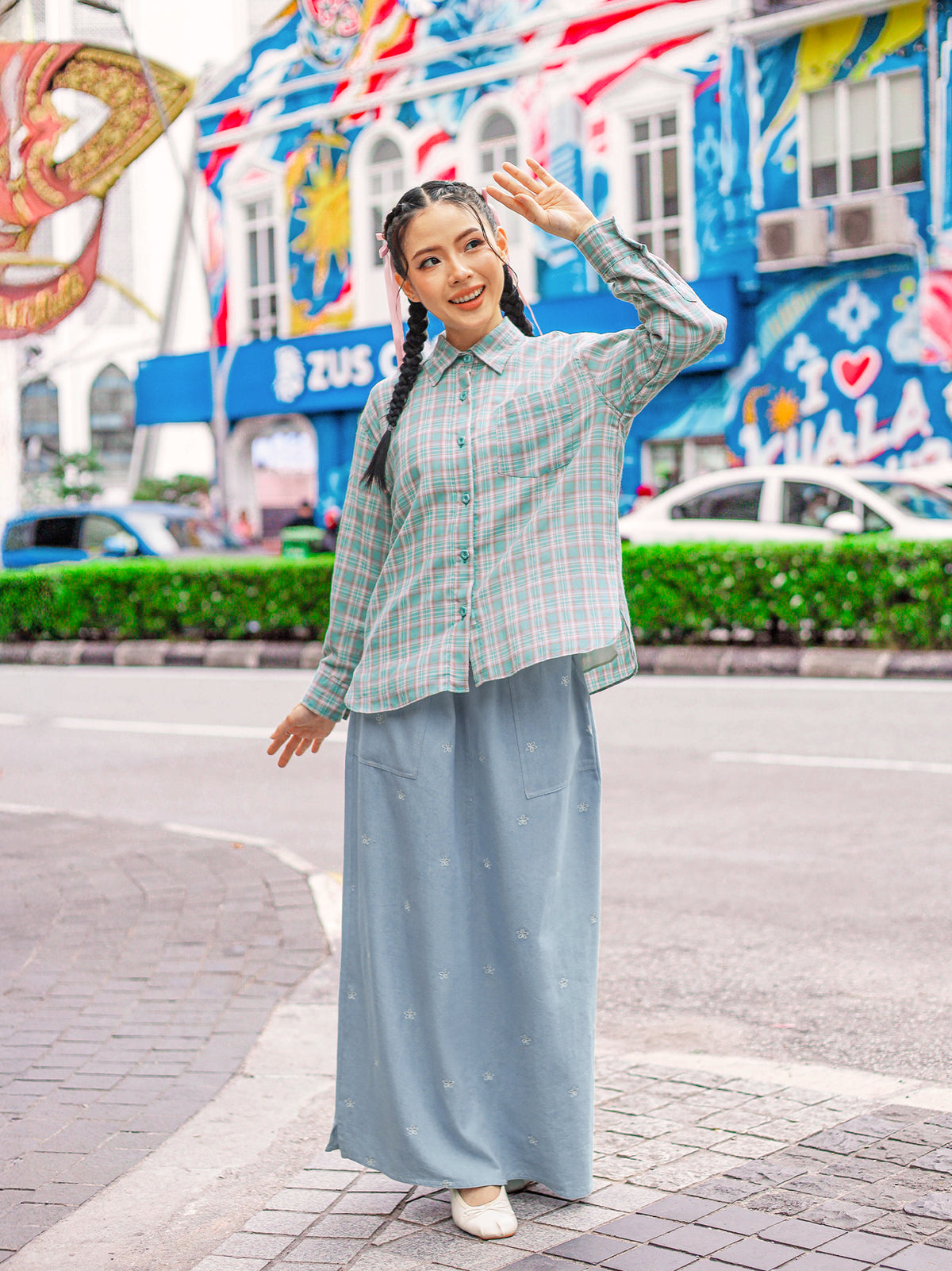 KAPAS YUNA 02 - Turquoise Blue