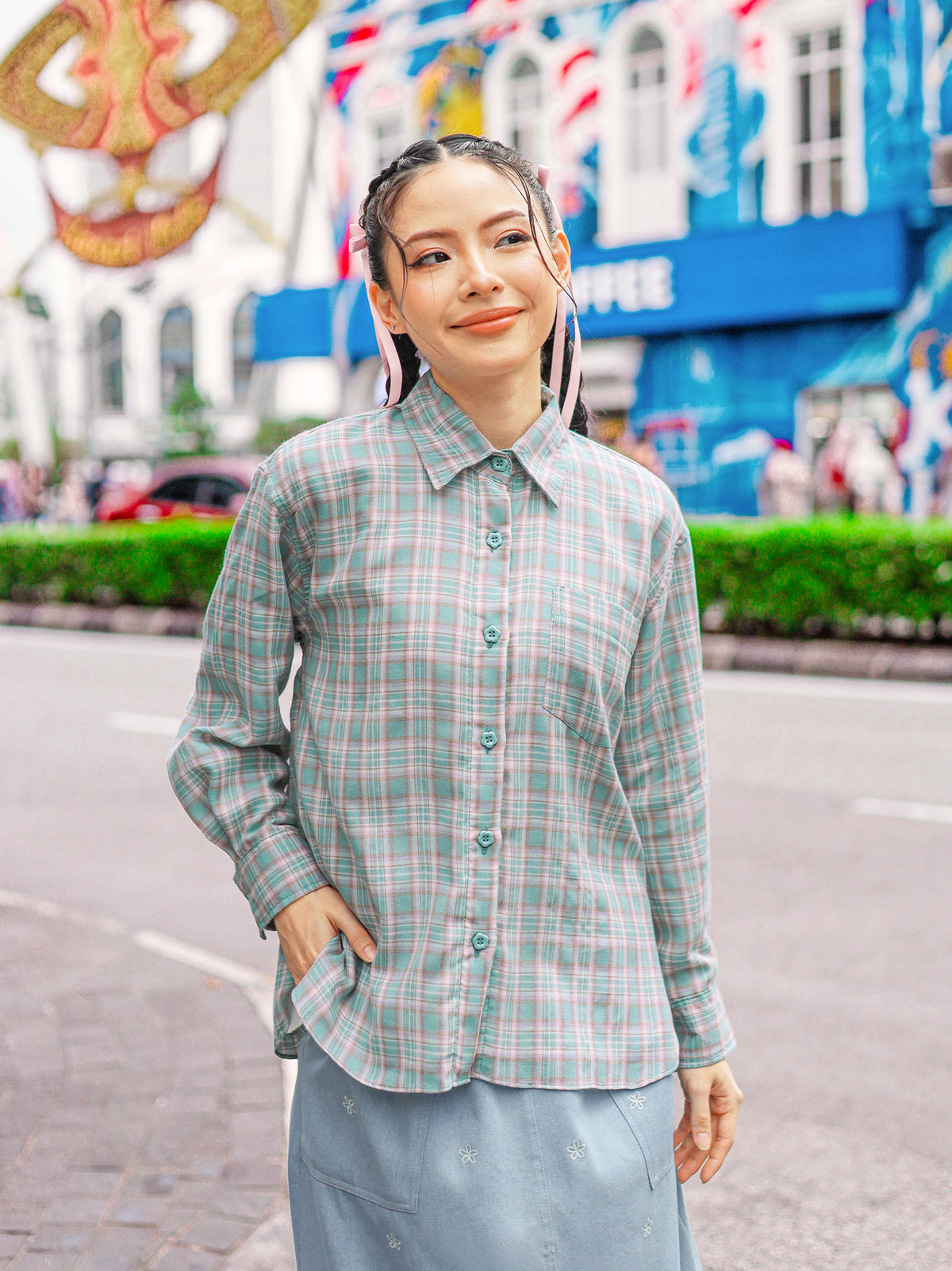 KAPAS YUNA 02 - Turquoise Blue